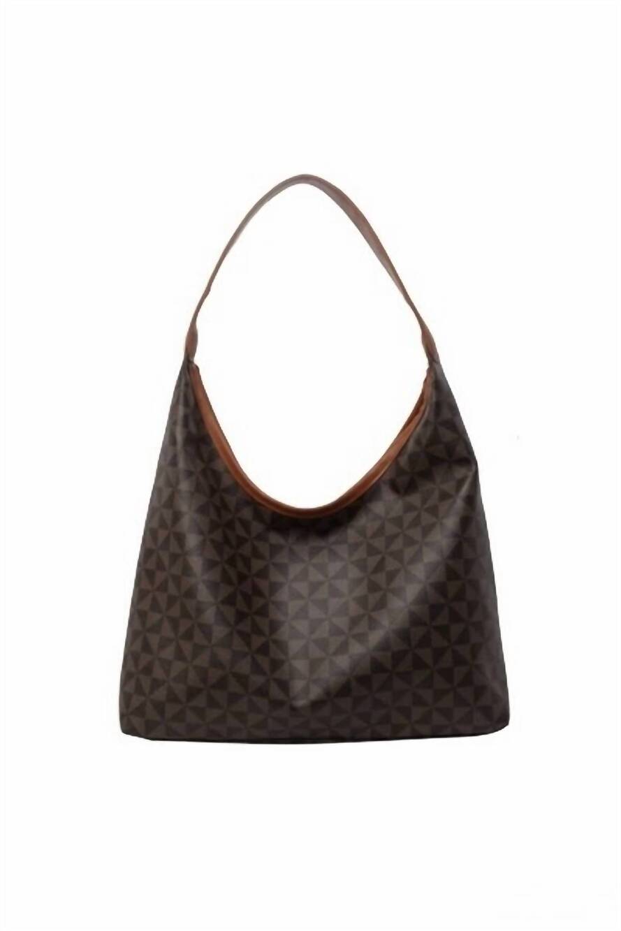 NEW ZENANA women's medium tote bag in brown